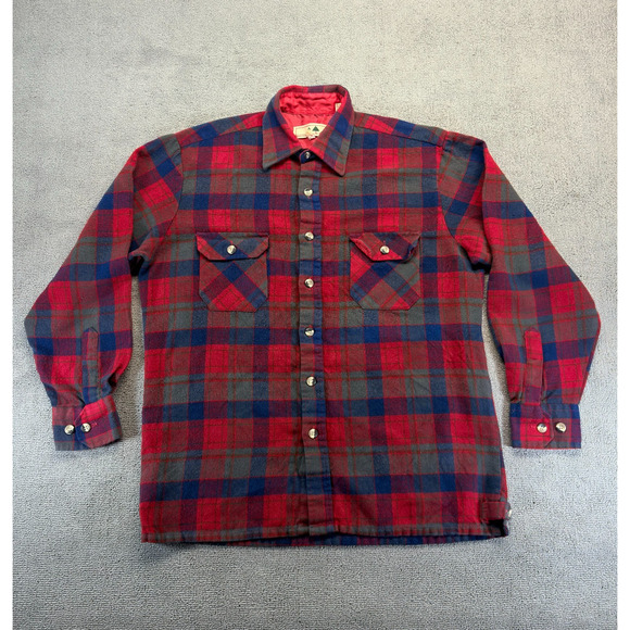 Ruggedwear by b.o.g Other - VTG Ruggedwear by b.o.g Men's Medium Flannel Shirt Red Plaid Medium Lumberjack
